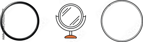 Three Oval Mirrors Shapes, Styles, and Reflection Designs