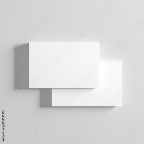 Wallpaper Mural white empty business card mockup Torontodigital.ca