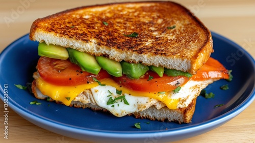 Avocado healthy toast sandwich  