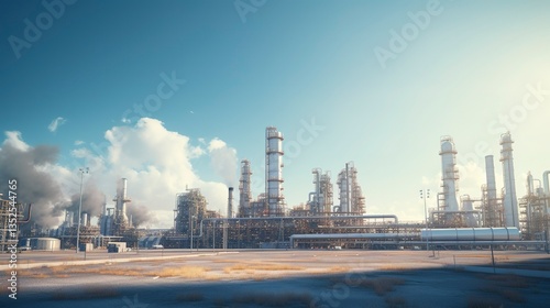 A photo of a sustainable petrochemical production