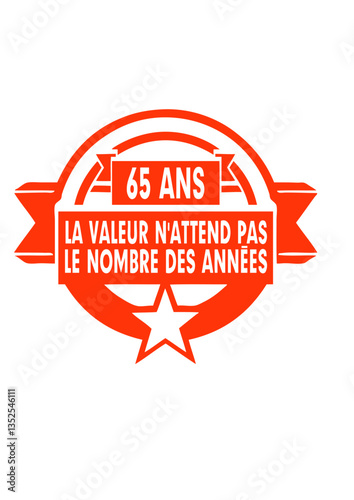 65 ans valeur attend pas nombre annee anniversaire