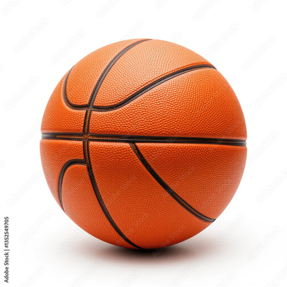 Fototapeta premium basketball ball isolated on white