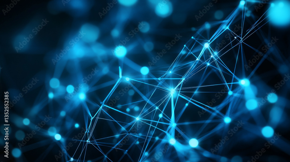 Digital Abstract Background, Digital Cyberspace and Technology Network Connections. 3d rendering Digital Abstract Background, Digital Cyberspace and Technology Network Connections. 3d rendering