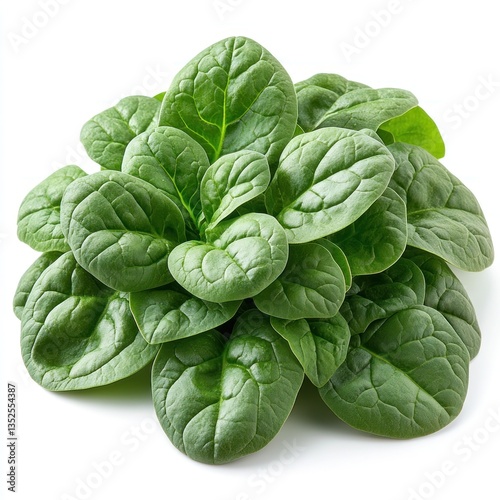 Fresh Green Spinach Leaves, Healthy and Nutritious