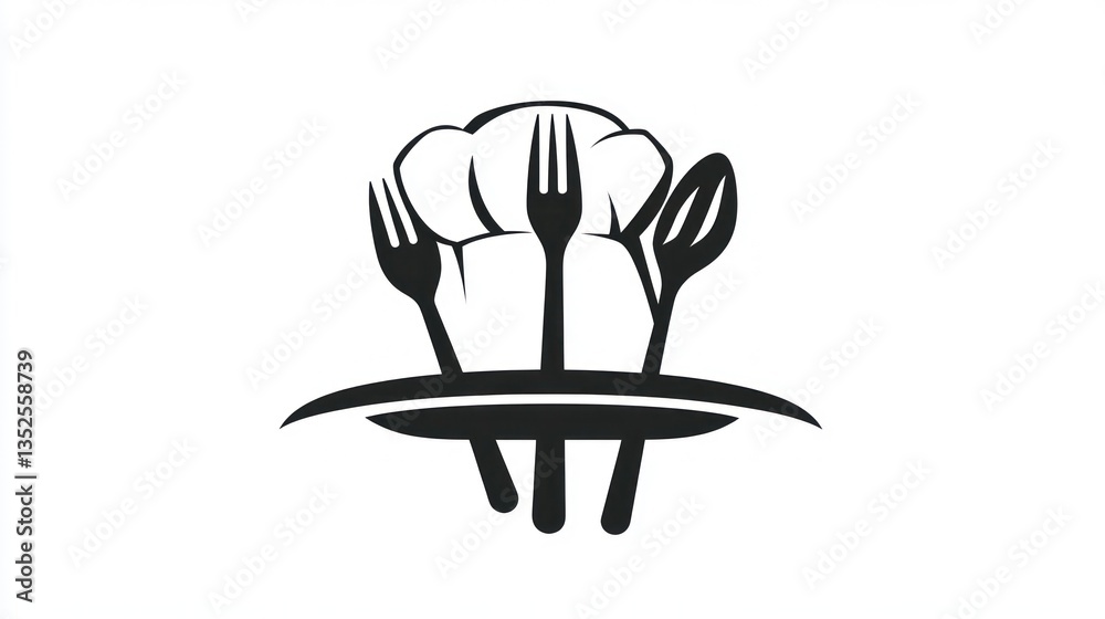 Restaurant Logo Design, Culinary Icon Restaurant Logo Design, Culinary Icon