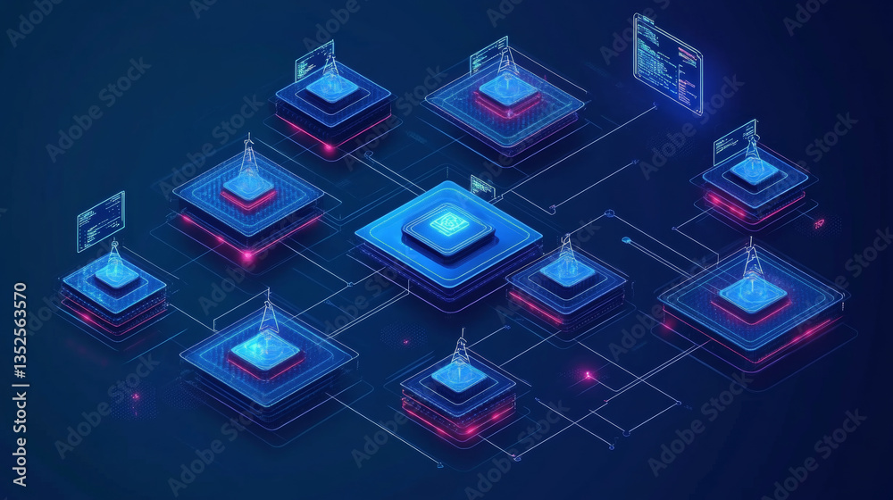 big data collection technology concept It is a powerful computing system that can handle huge amounts of data. Fingertips touch spheres of interconnected polygons on a dark blue background. big data collection technology concept It is a powerful computing system that can handle huge amounts of data. Fingertips touch spheres of interconnected polygons on a dark blue background.