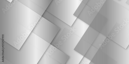 Abstract silver, gray technology concept diamond triangle geometric line background. modern seamless business technology concept geometric shapes. squares and triangle with soft shadows as pattern.