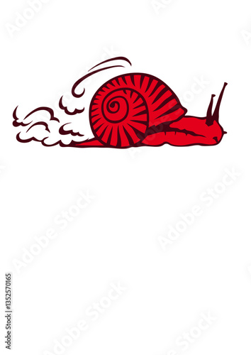 escargot jardin dessin vitesse