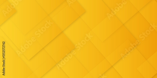 Abstract orange, yellow technology concept diamond triangle geometric line background. modern seamless business technology concept geometric shapes. squares and triangle with soft shadows as pattern.