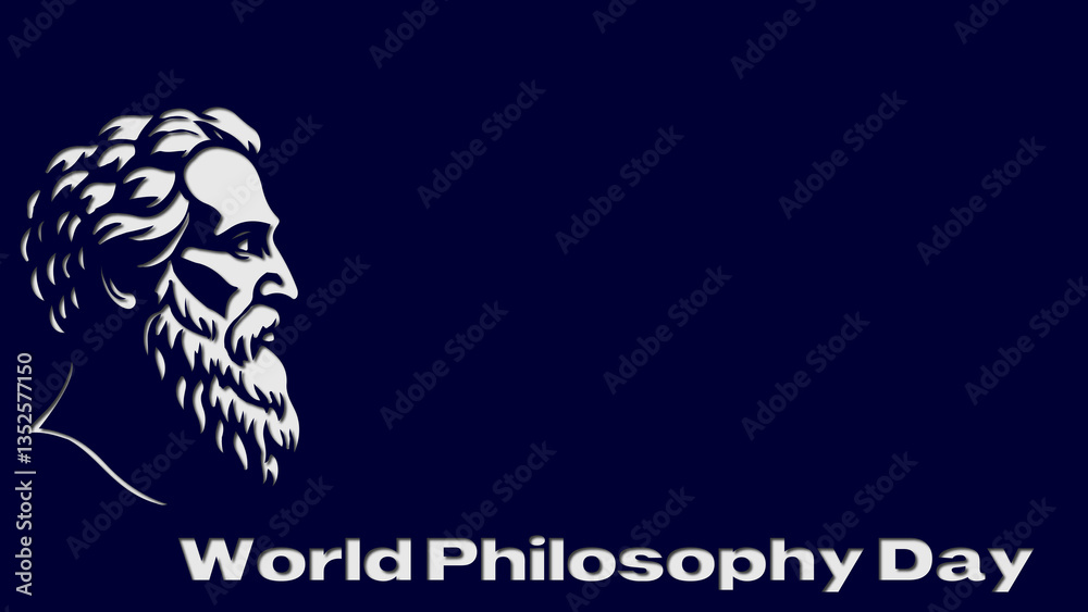 Fototapeta premium World Philosophy Day