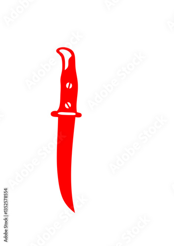 couteau dessin