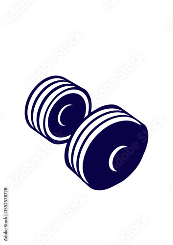haltere dessin musculation icone poids bodybuilding symbole