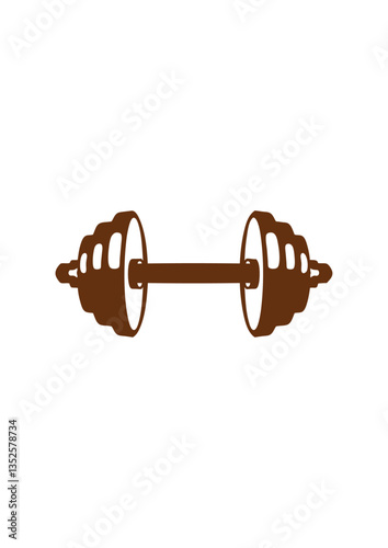 haltere dessin musculation icone poids bodybuilding symbole
