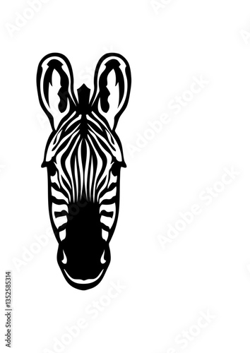 zebre animal sauvage dessin
