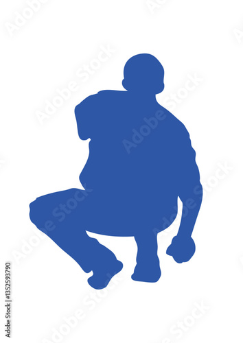 petanque silhouette dos pointeur