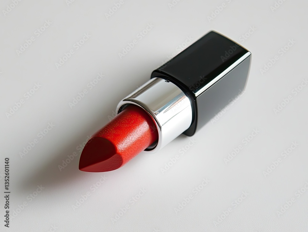 Red lipstick on white background (3) Red lipstick on white background (3)