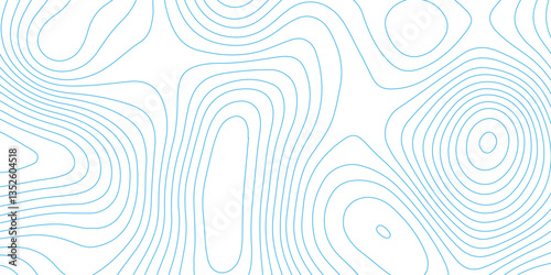 Topographic map background with geographic grid for hiking and mountain sport. modern design with white background and colorful wave line. topographic contour lines vector map seamless pattern vector.