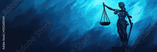 Modern Legal Framework: Authority and Justice Theme in Dark Tones with Professional Touch