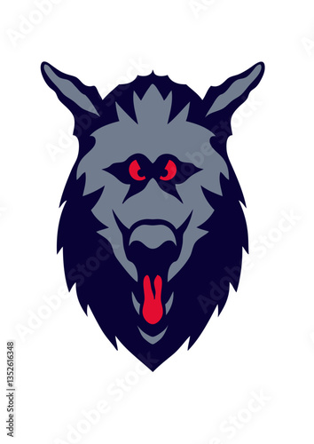 loup tete animal sauvage