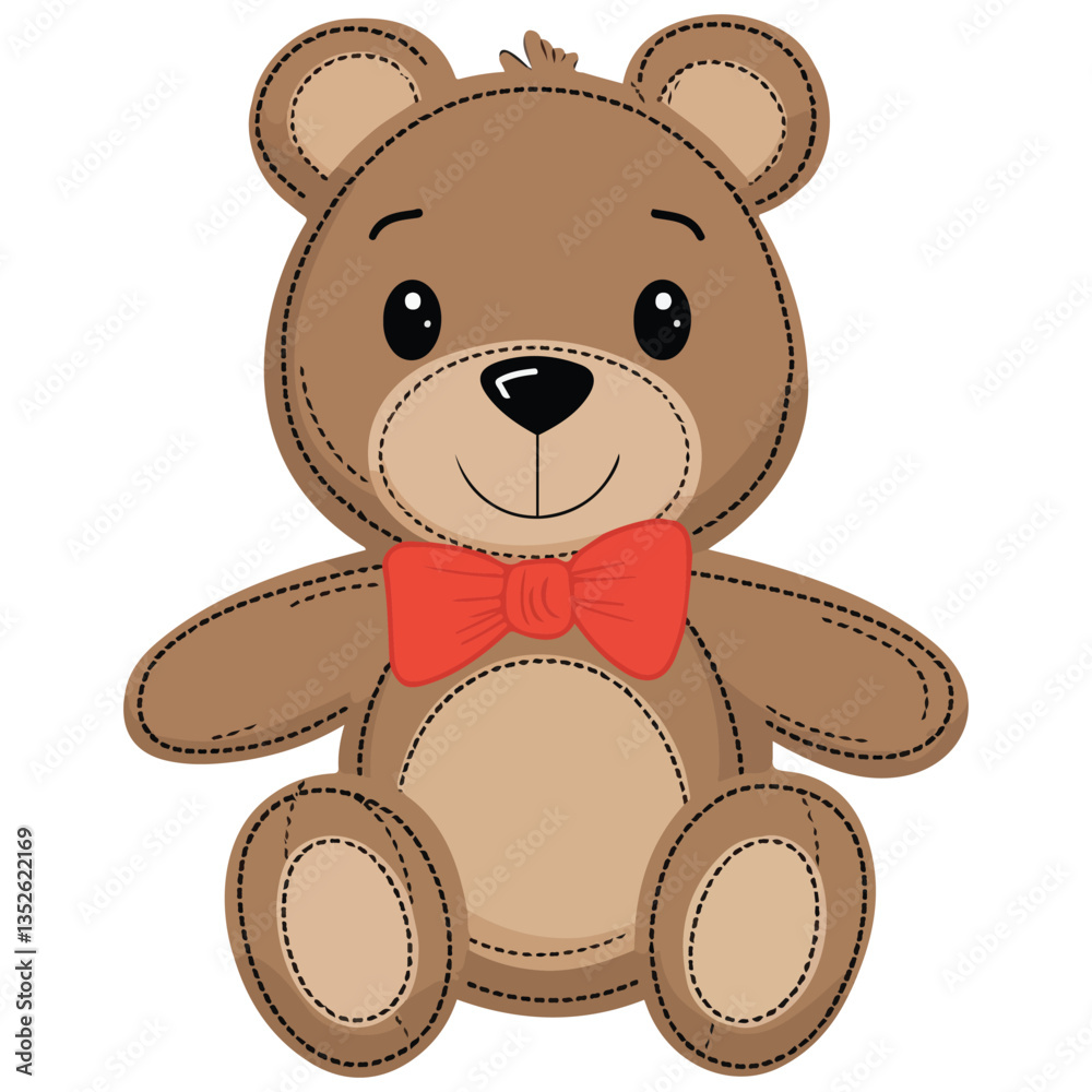 Fototapeta premium Bear Design Vector Illustration on White Background