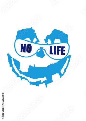 no life smiley sourire geek gamer jeu video