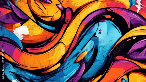 colorful graffiti background, graffiti wallpaper, abstract colored background for design