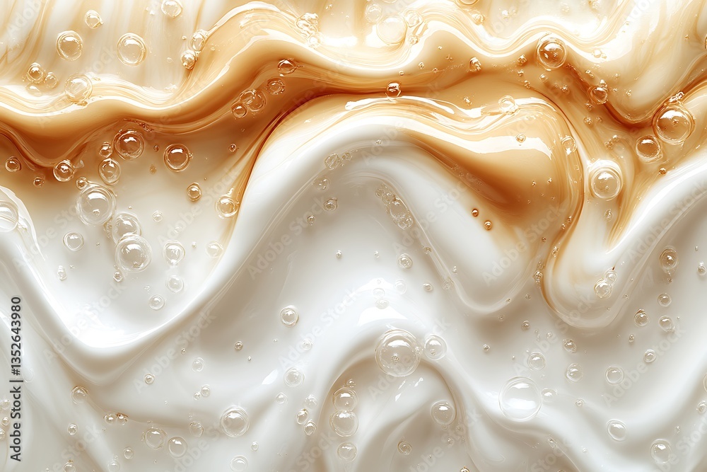 Obraz premium Creamy Cosmetics Texture.