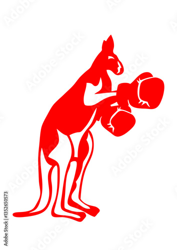kangourou gant boxe