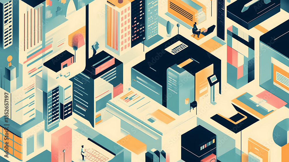 Obraz premium an infographic on strategies for improving business efficiency (2)