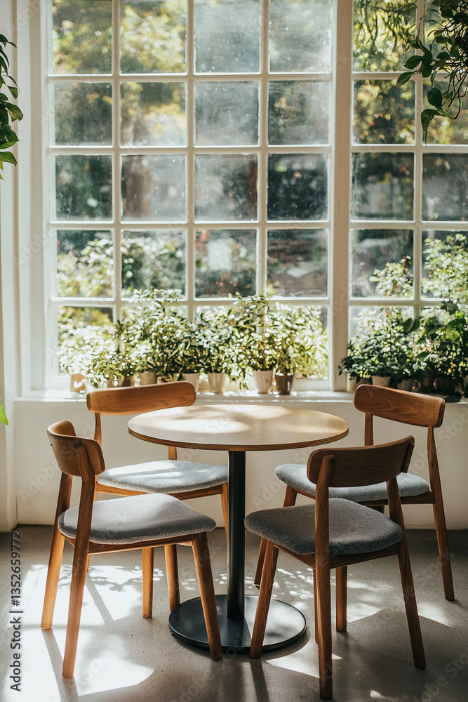 Fototapeta premium table and chairs