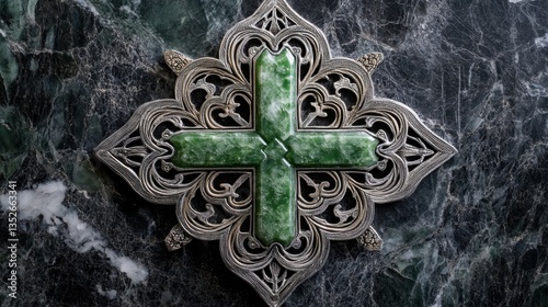 Abstract Fractal Cross Mand...