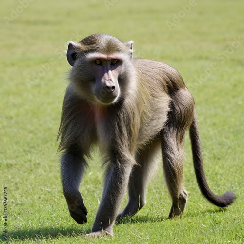 baboon turned