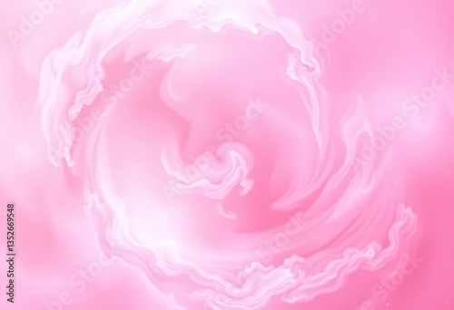 Swirling pastel pink nebula with soft gradients and subtle light effects, wallpaper, abstract