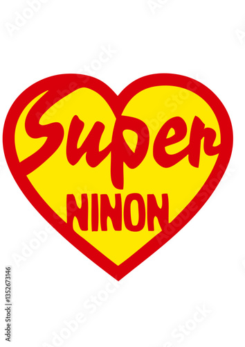 ninon super coeur love logo