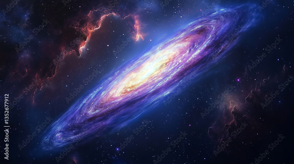 Fototapeta premium space, outer space, cosmos, universe, stars, galaxies, planets, Milky Way, nebula, space exploration, solar system, black hole, space travel, astronomy, celestial bodies