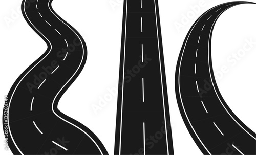 Vertical asphalt roads