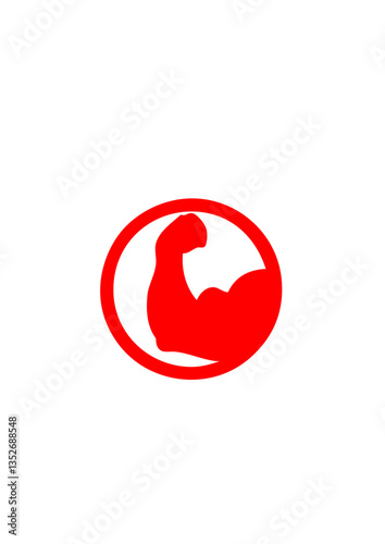 logo musculation bodybuilding etoile muscu biceps bras club