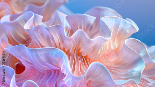 A Stunning Close-Up of a Delicate Pink Flower Showcasing Its Intricate Petals and Lush Green Background in Natural Light