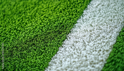 Green Turf Field With White Line Marking During Daytime at a Sports Facility
