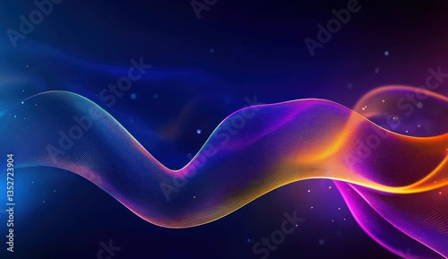Abstract Colorful Wave Background. (5)