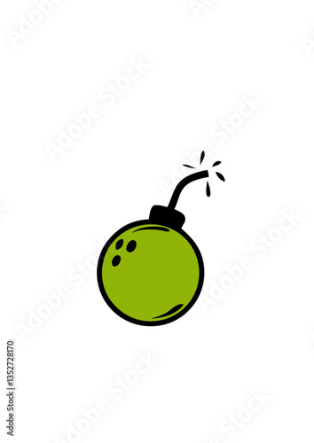 bombe boule bowling logo club