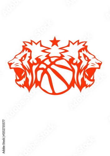 lions basketball logo sport club