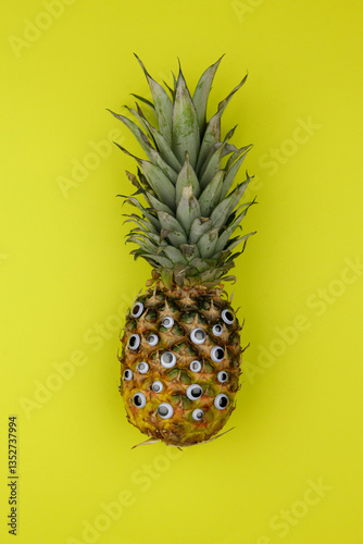 Ananas mit Augen