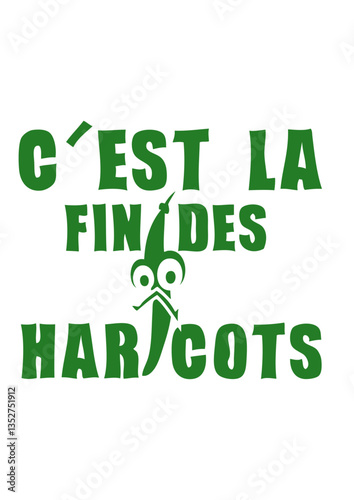 fin haricots expression citation