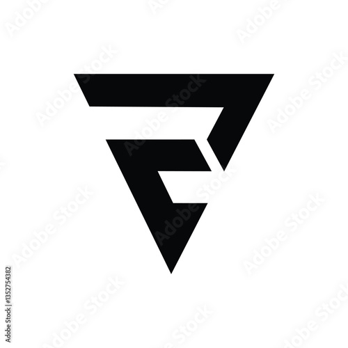 New ZC CZ Triangle Logo Design Modern Unique Letter Branding