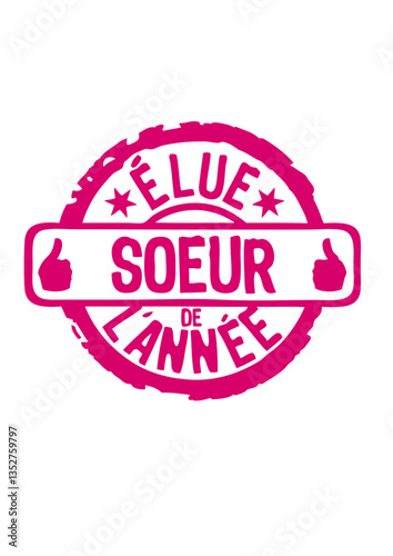 soeur elue annee meilleure tampon
