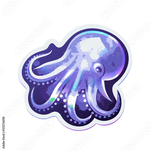 A vibrant illustration of an octopus with intricate details and vivid colors. This artwork is perfect for anyone looking for a creative and captivating visual. 