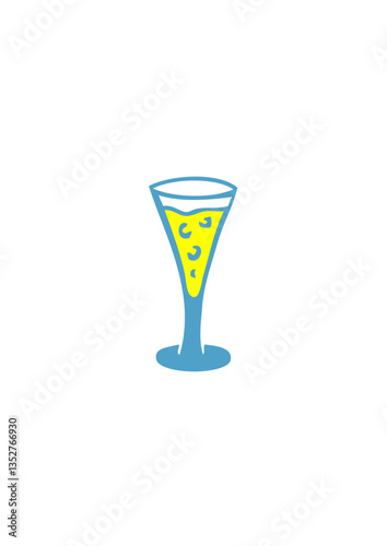 verre apero alcool flute champagne