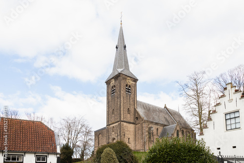 Willibrordus Church in the village of Nederhorst den Berg in the Netherlands.
