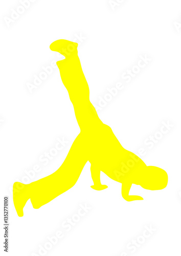 capoeira figure silhouette ombre art du combat